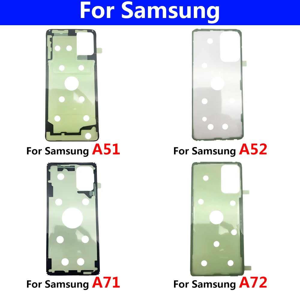 

10 Pcs For Samsung A20S A21S A30S A41 A51 A71 A32 A52 A72 Adhesive Sticker Back Housing Battery Cover Glue Tape Replacement