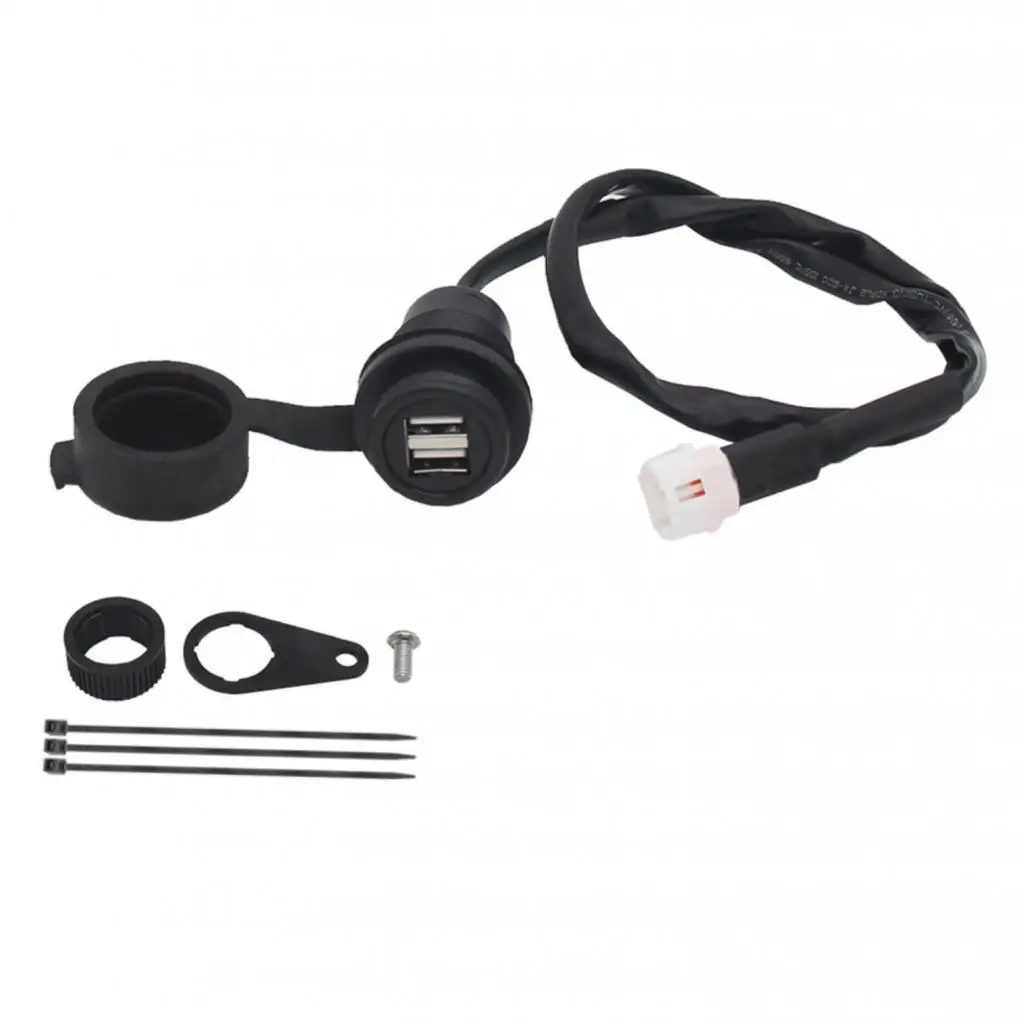 오토바이 USB 충전기 소켓 사용하기 쉬운 Yamaha MT-07 Tracer 700용 고성능 휴대용 어댑터 안정적인 충전