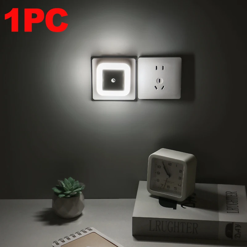 Illuminative Aura: Modern Touch-Control LED Lamp with EU Plug for Bedrooms and Staircases