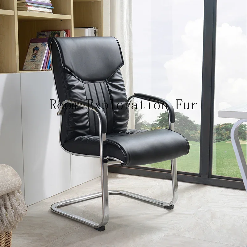 Comfy Arm Office Chair Boss Conference Modern Ergonomic Office Chair Comfy Contracted Cadeiras Escritorio Furniture BL50FC