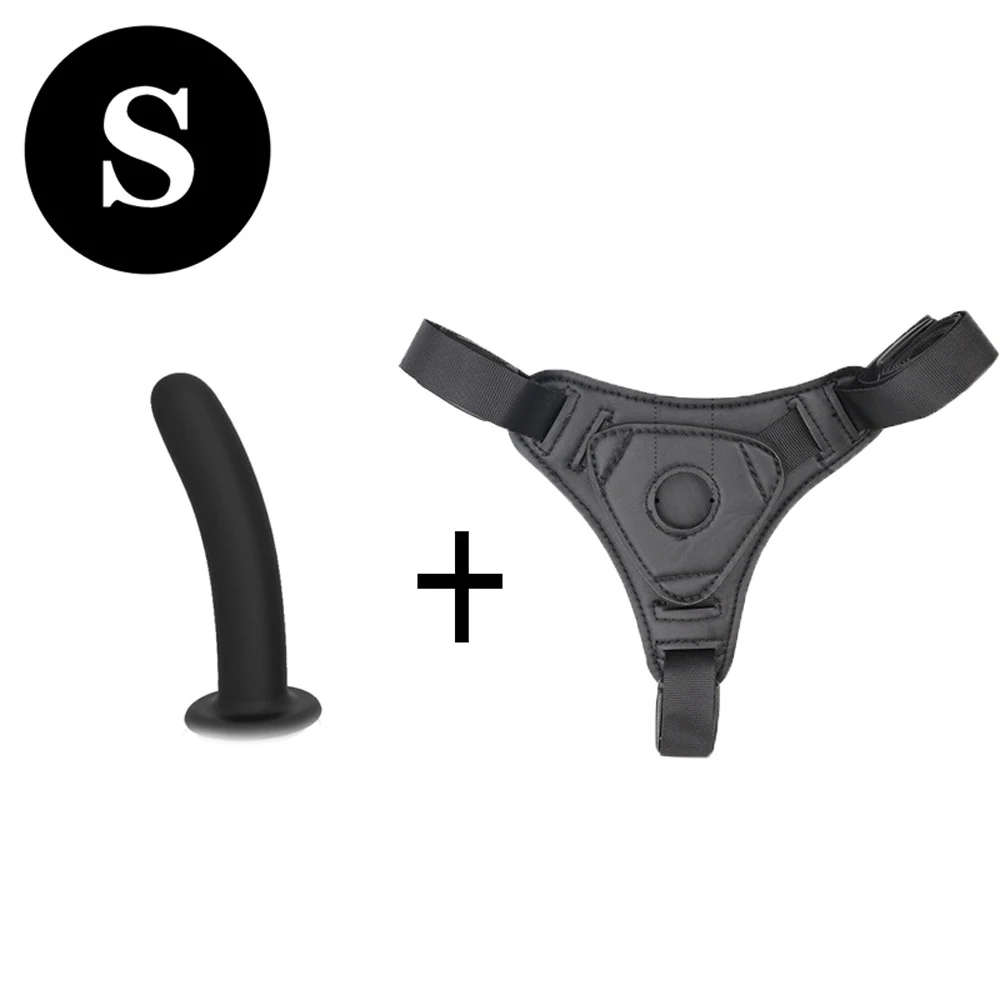 Lesbian Strapon Dildo Panties Strap-on Dildo Harness Belt Gay Silicone Anal Plug Suction Cup Sex Toys For Women Adult Games