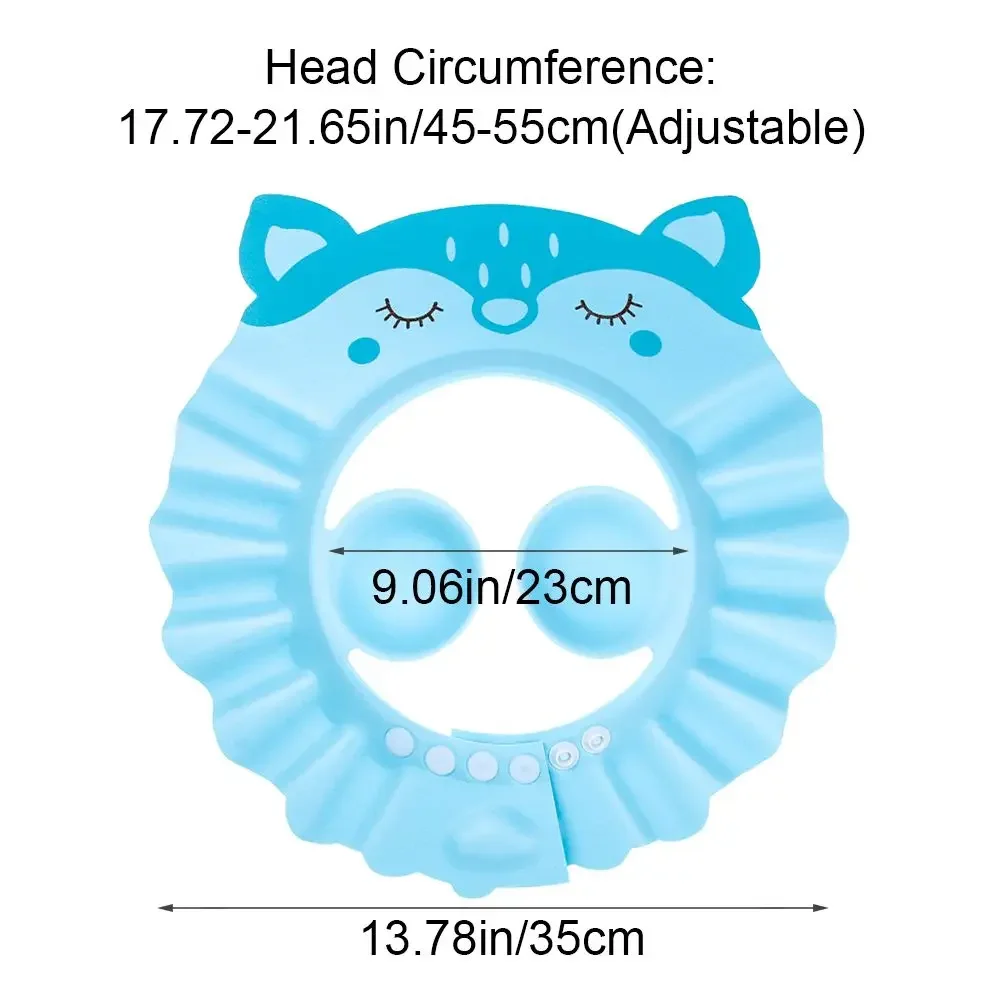Adjustable Baby Shower Caps Child Kids Shampoo Hat Wash Hair Bath Shield Waterproof Ear Eye Protection Visor hair wash hat hair wash shield shampoo shower cap