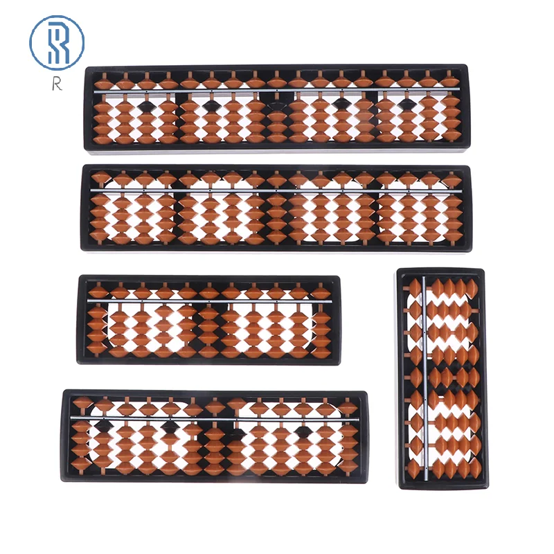 Abaco Vintage In Legno A 7 Cifre - Calcolatrice Antica Stile Cinese E Giapponese - Foto 5