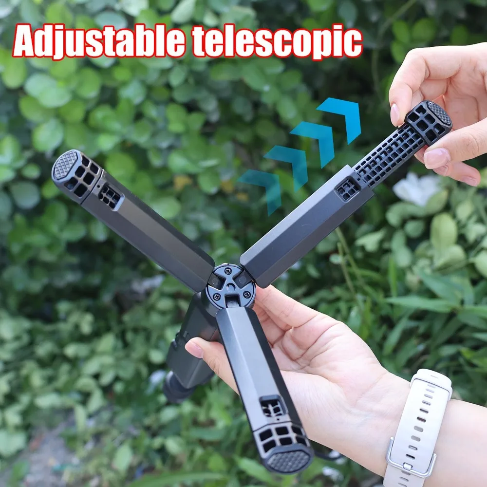 Compact Extendable Tripod Handle Grip Stand with Adjustable Mount