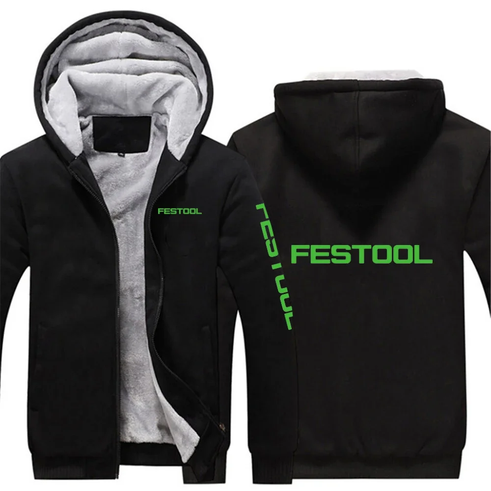 

New Festool Tools Printing Autumn Winter Hoodie Men Fashion Jacket Thicken Casual Male Warm Fleeece Harajuku Hoody Coats