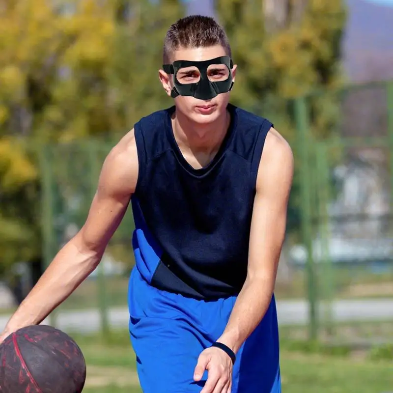 Basketball Nose Guard Adjustable Sport Face Shield Masque Face Masque Nose Guard For Men And Women Protector For Soccer And