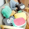 Cartoon Plush  Pillow Stuffed Hand Cushion Home Office Car Travel Warmer Winter Plush Toy Students' Nap 6