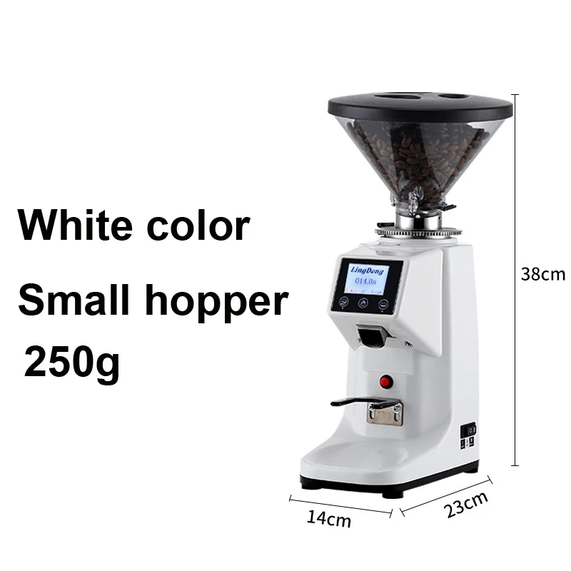 YaeMarine Professional Electric Coffee Grinder Coffee Bean Powder Grinding  Machine Coffee Grinder Mill Grinder Thickness Adjustable (Black)