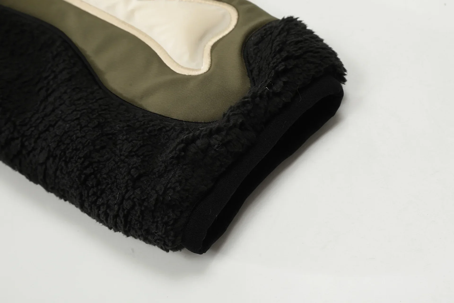Y2K retro splicing embroidered cotton jacket winter new warm American loose stand-up collar contrasting color men's top