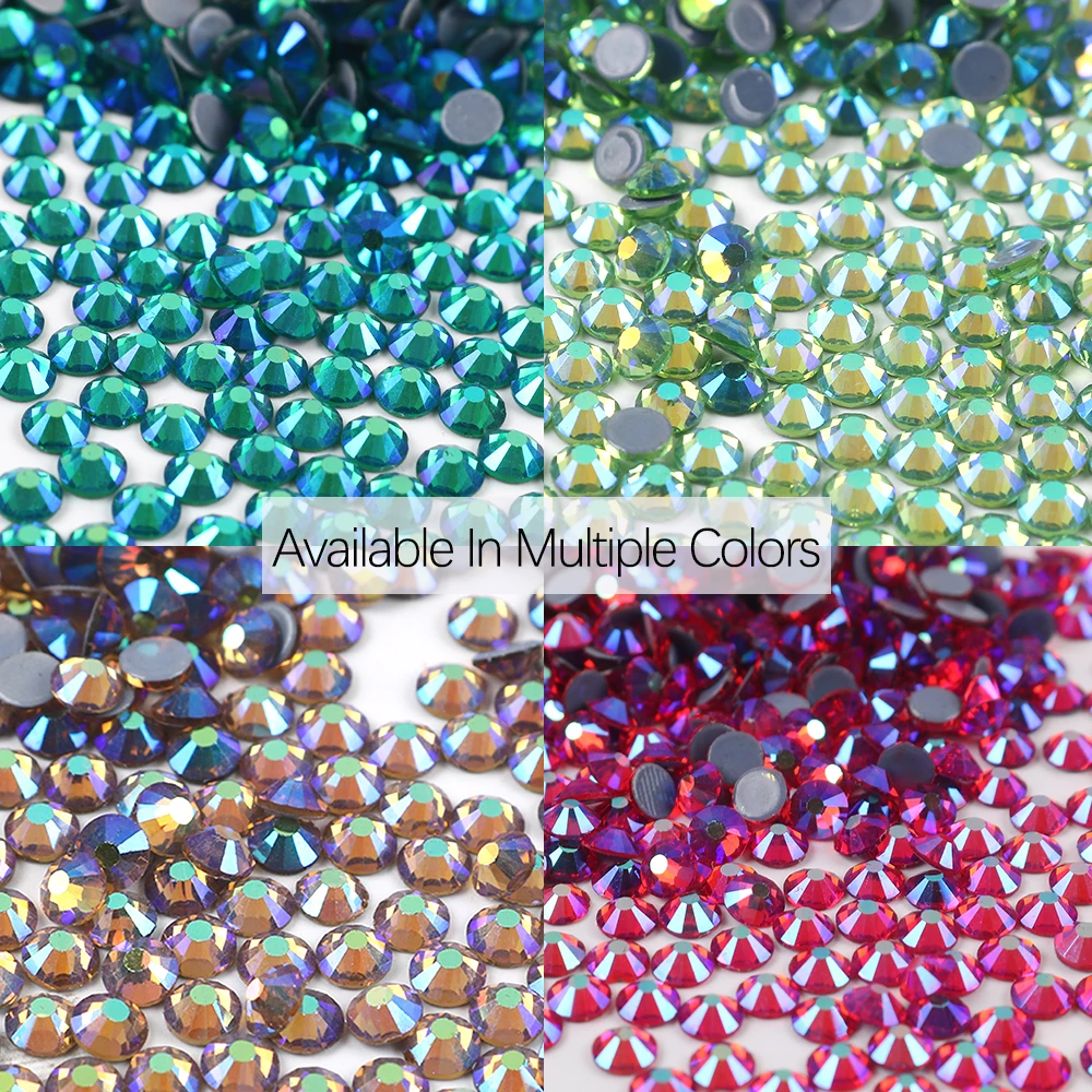 AAAA Grade Gold Yellow Rhinestones Iron on Crystal Decoration Hotfix  Rhinestone Applications For Dresses DIY Garment Accessories