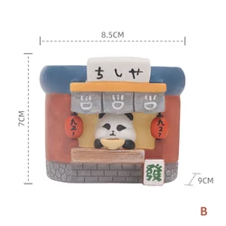 Artistic Succulent and Cactus Planter - Bakery Sushi Themed Decorative Flower Pot (B)