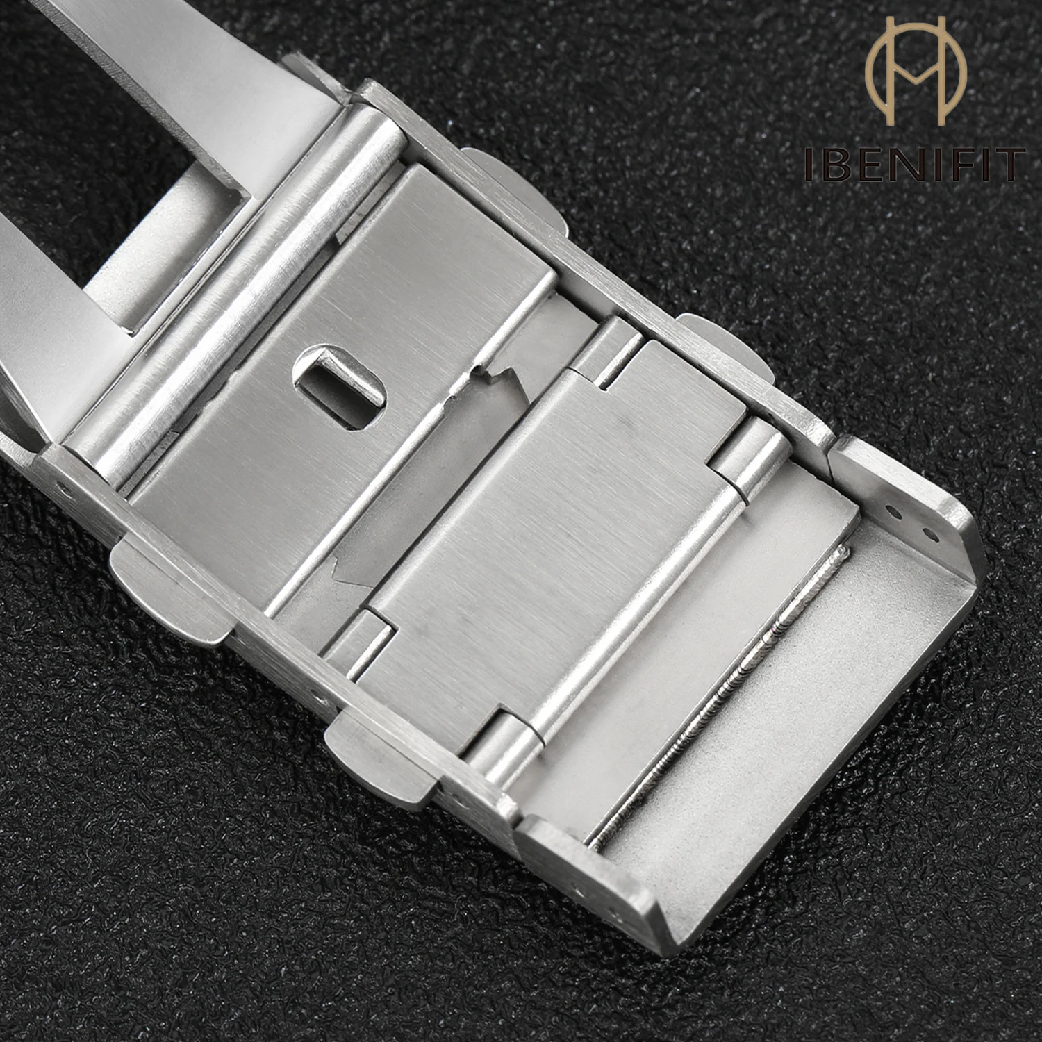 Premium Stainless Steel Watch Clasp Folding Buckle - Elegant Strap Accessory