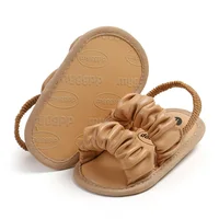 Infant Baby Girls Sandals Cute Anti-Slip Soft Sole Princess Shoes Beach Slipper Toddler First Walkers Shoes 4