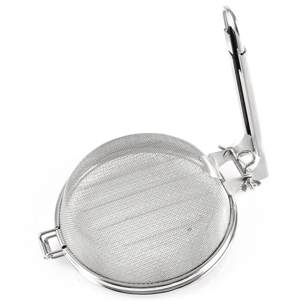Compact Handheld Coffee Bean Roasting Mesh Pan - Unique Foldable Design
