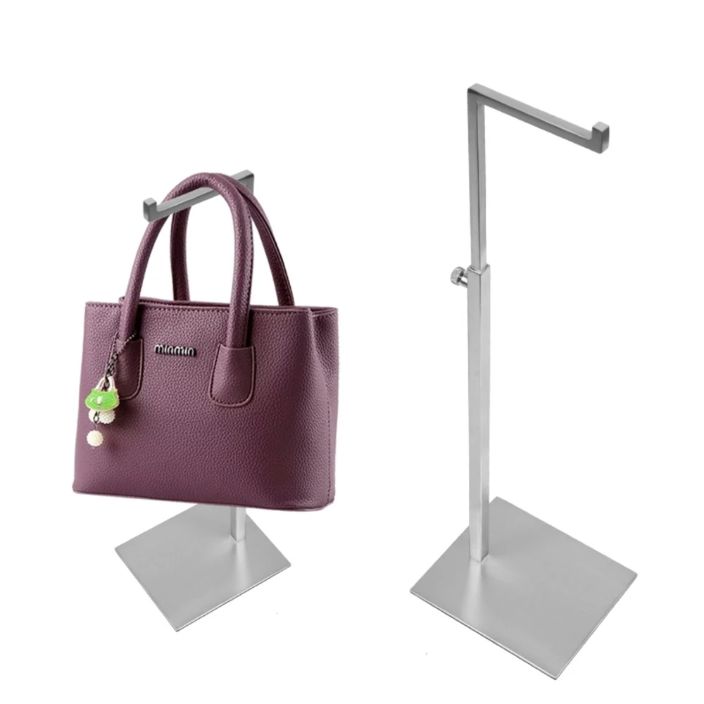 1pcs 7-shape High Quality Metal Bag Handbag Display Stand Holder Rack Adjustable Height