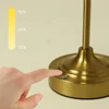 Modern LED CordlessTable Lamp 5200mAh Rechargeable Battery Desk lamp 3 Level Brightness Light Aluminun for Couple Dinner Coffee 4