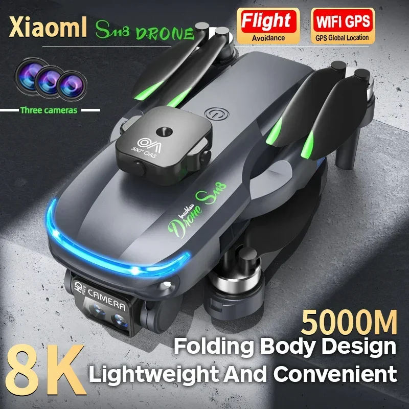Mini Drone 8K HD Camera Obstacle Avoidance Aerial Photography Foldable Brushless Quadcopter mini drone aerial photography drone