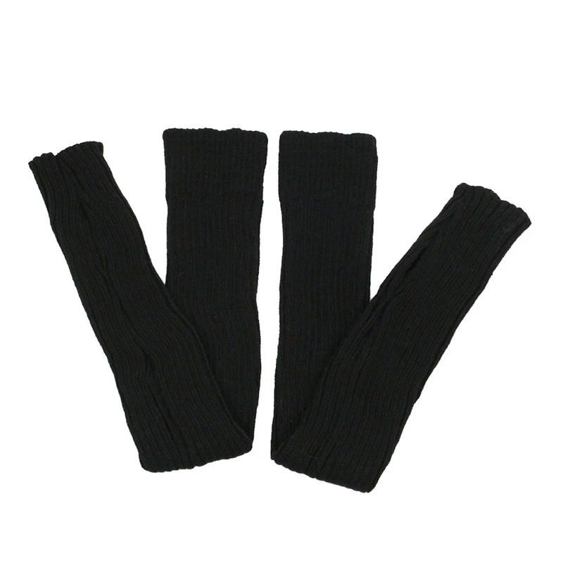 80 cm Frauen Beinlinge Winter Mädchen Weibliche Bein Abdeckung Für Gym Fitness Gestrickte Wolle Dance Ballett Yoga Lose Socken lange Strumpf – Detail 25