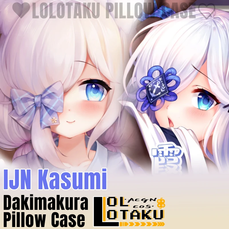 

Пикантная наволочка IJN Kasumi Dakimakura с принтом в виде дакимакура, Лейн, обнимающая подушка для всего тела, чехол для подушки, домашнее постельное белье, Декор