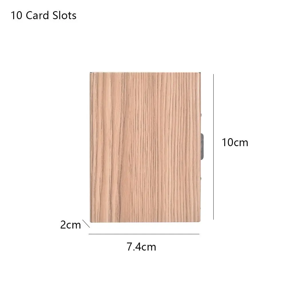 Business Credit Card Holder Business Card Box Stainless Steel Holder Men and Women Metal Ultra-thin Bank Cardholder