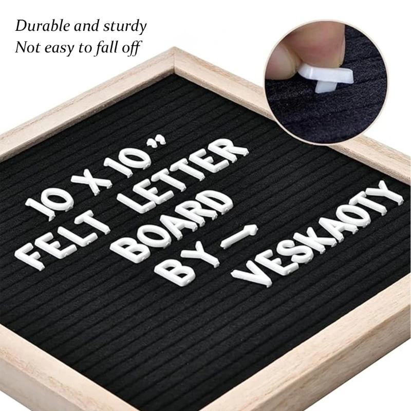 

Convenient Felt Letter Board Display Board With Letter Stand for Office Use