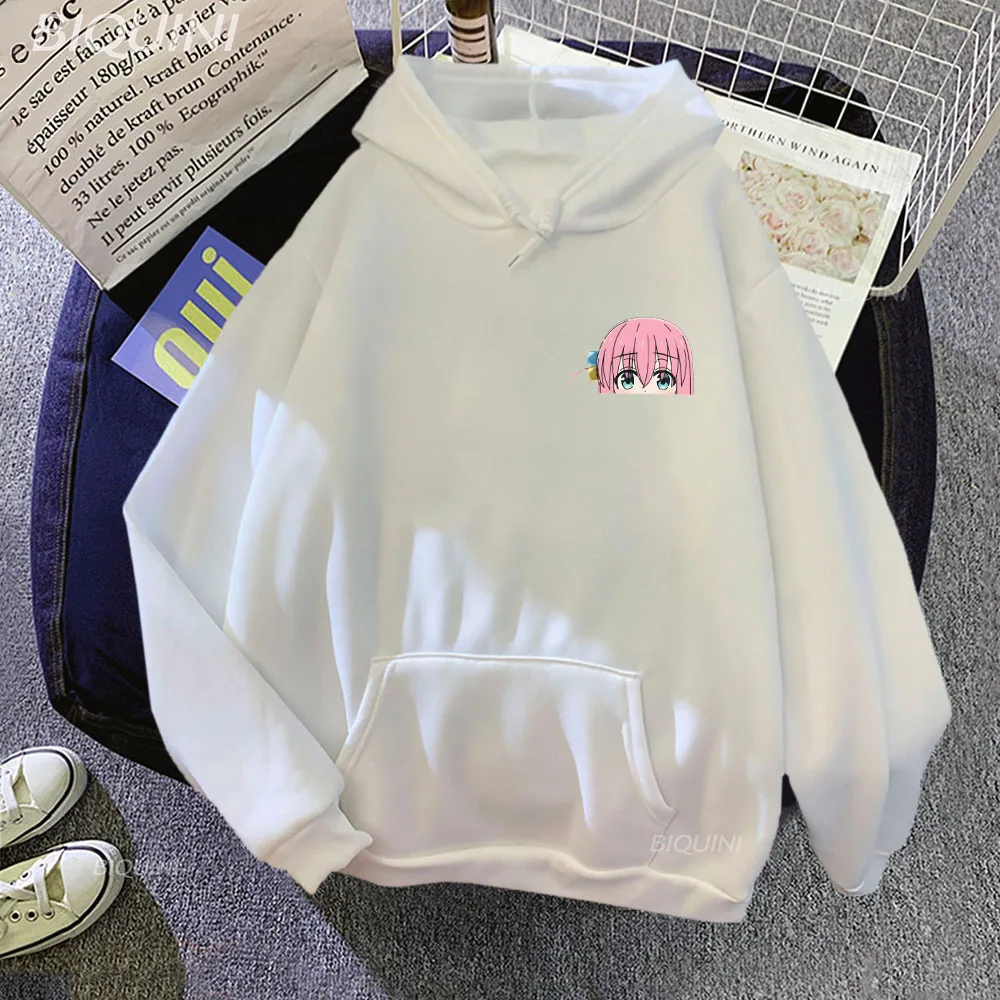 

Bocchi The Rock Hoodies Long Sleevee for Woman Sweatshirt Female Clothing Vintage Sudaderas Harajuku Pullovers Mens Hooded