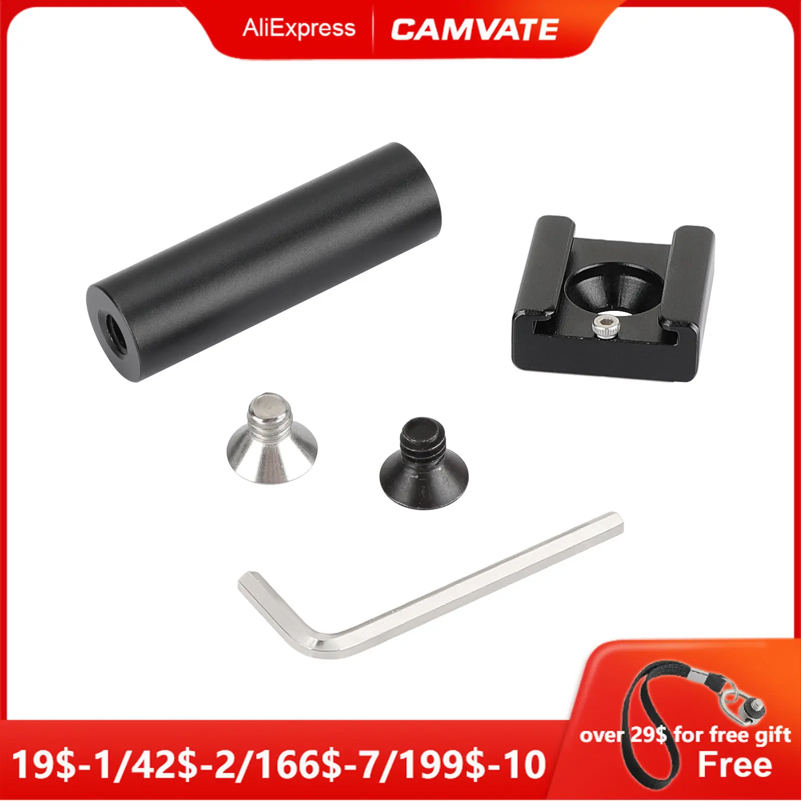 CAMVATE Shoe Mount & 15mm Micro Rod Cold Shoe Mount AliExpress