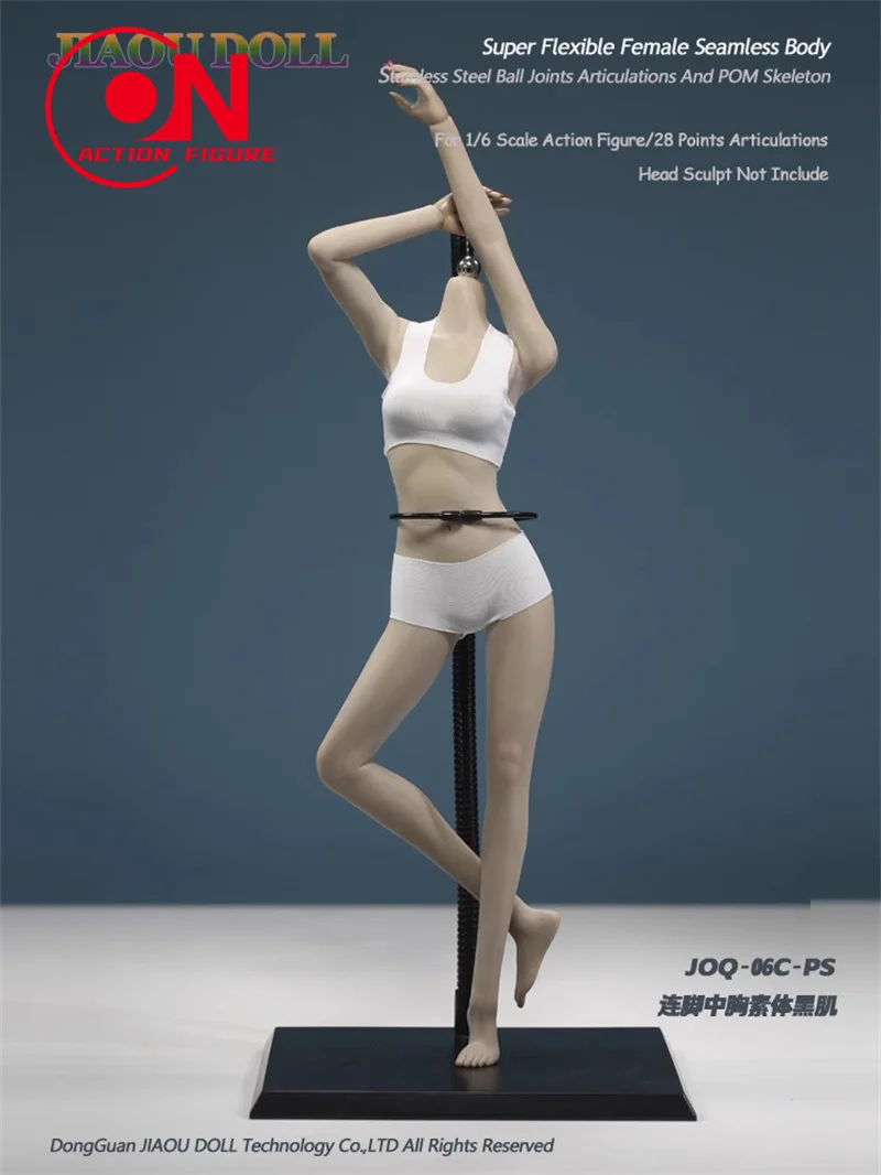 JIAOU DOLL 1/6 Female Middle Bust Seamless Body JOQ-06C 12