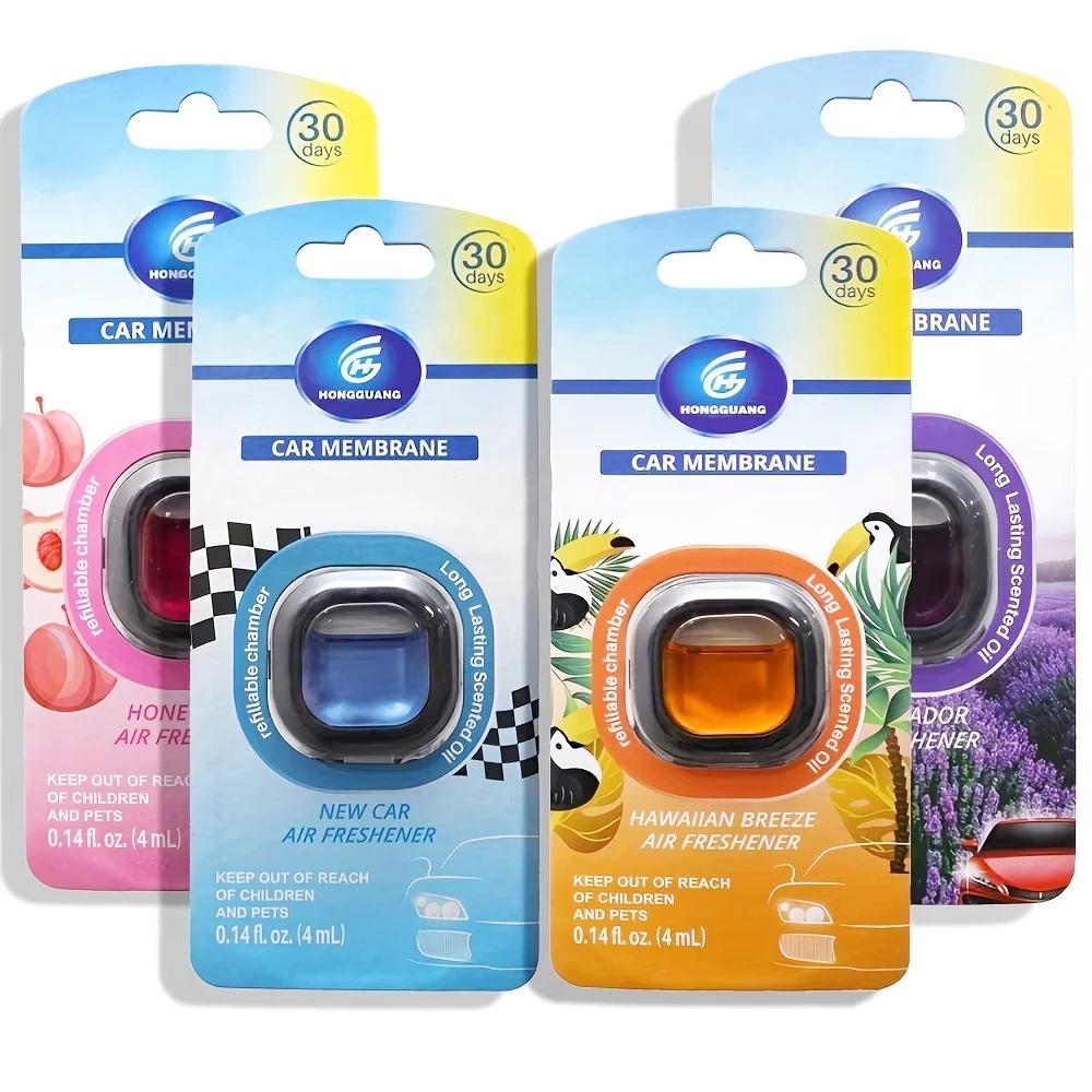 Car Air Freshener Vent Clip -Scented Odor Eliminator, 0.14 oz Each, 50pcs Non-Toxic Fragrance Source for Fresh Car