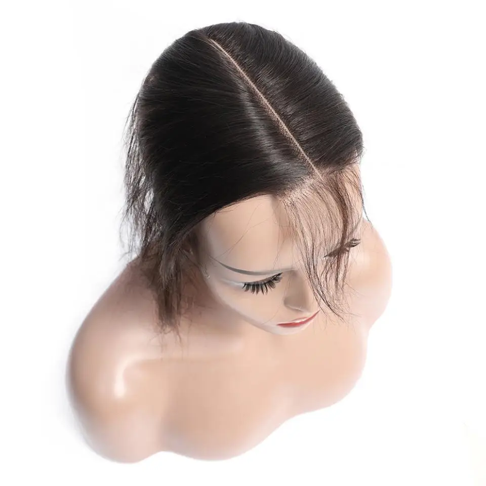Brazilian Straight Hair Closure 2x6 Remy Human Closure Swiss Transparent Lace 8-22" for human hair lace closure