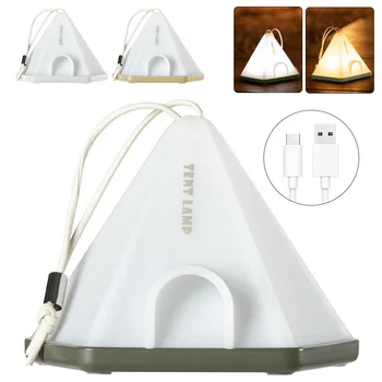 LED 캠핑 랜턴, USB 충전 비상 테이블 램프, 6 가지 조명 모드, 휴대용 텐트 조명, 캠핑용 걸이형, 1200Mah 배터리