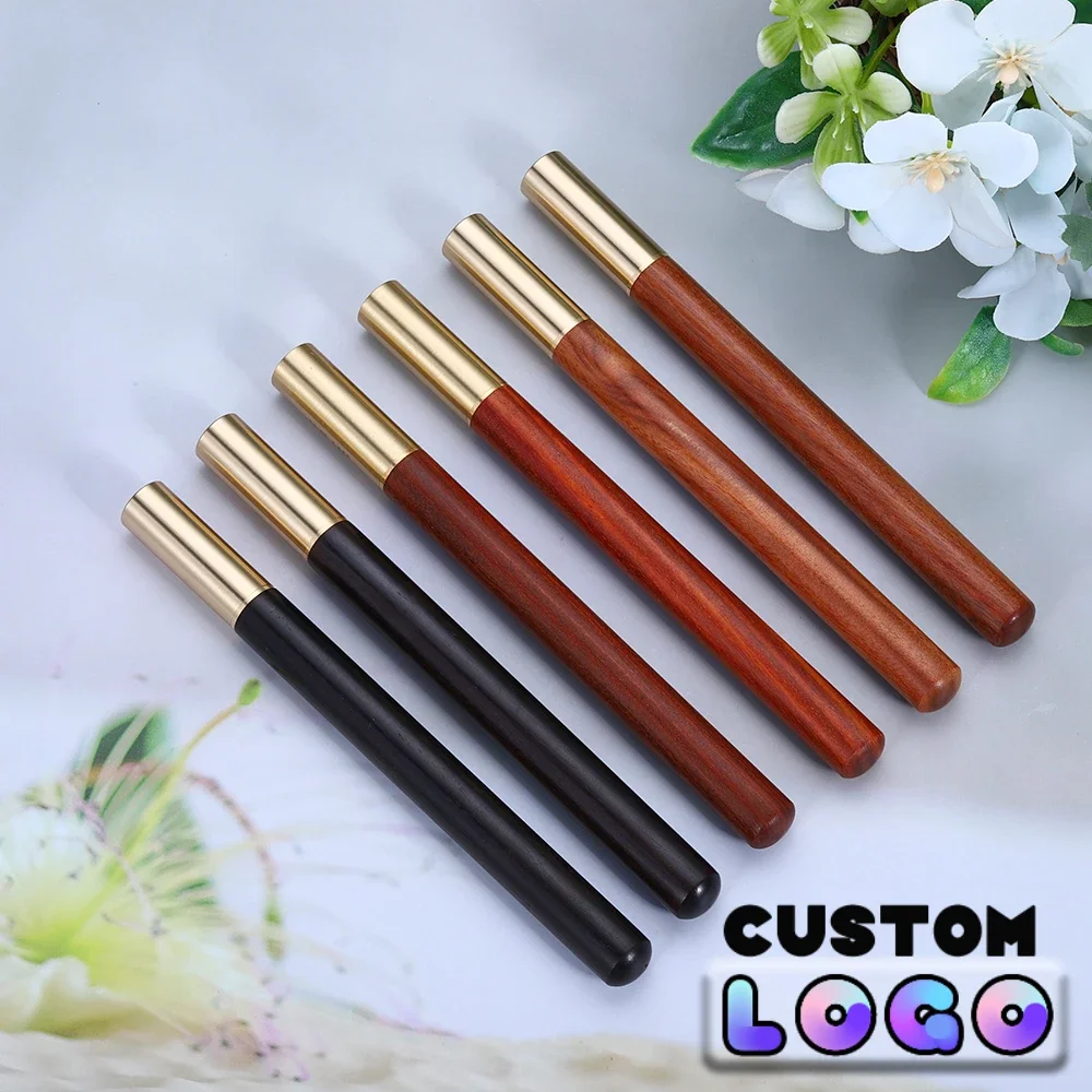 High Quality Luxury Sandalwood Wood Gel Pen Personalized Custom Logo Engrave Name Ebony Sour Twig Wood Sandalwood Ball-point Pen customized logo multi functional red wine beer driver knife laser engrave wooden bottle opener personalized wood stainless steel