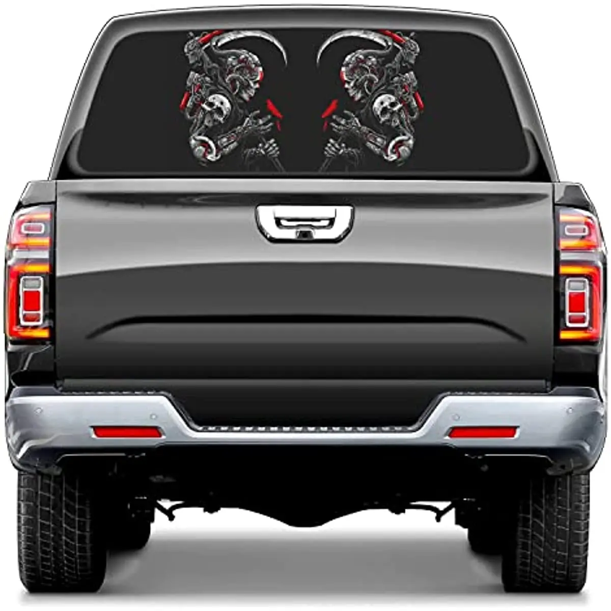 

Наклейка на заднее стекло грузовика, перфорированная виниловая наклейка на заднее окно грузовика, 66 дюймов X