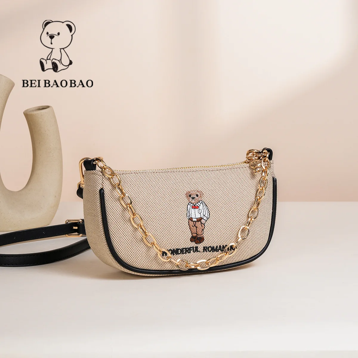 Beibaobao Ladies' new crossbody bag cartoon women's bag shell versatile shoulder Bolso de mujer Одноплечий мешок