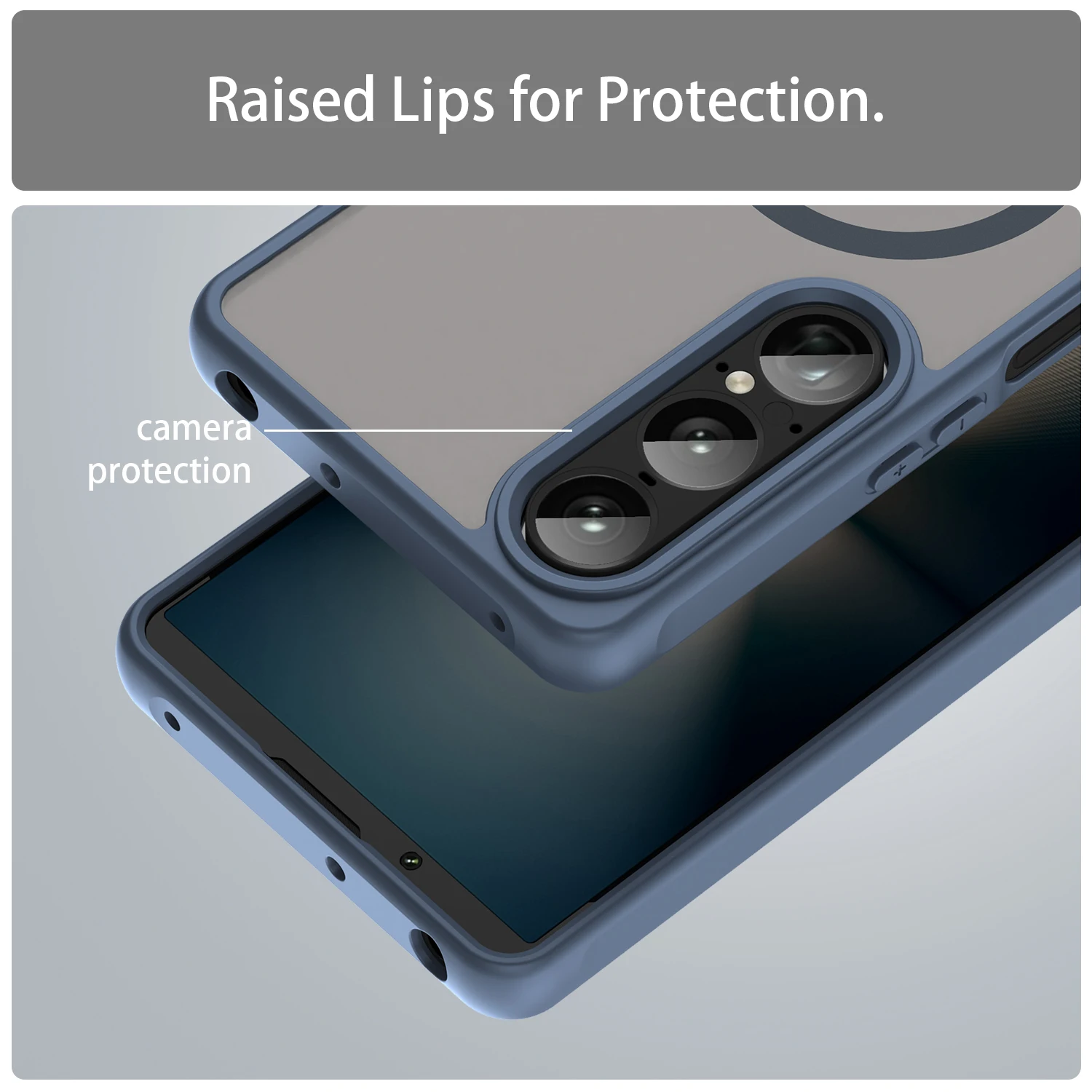 Matte Magnetic Shockproof Wireless Charging Phone Case - Anti-Scratch Back Cover