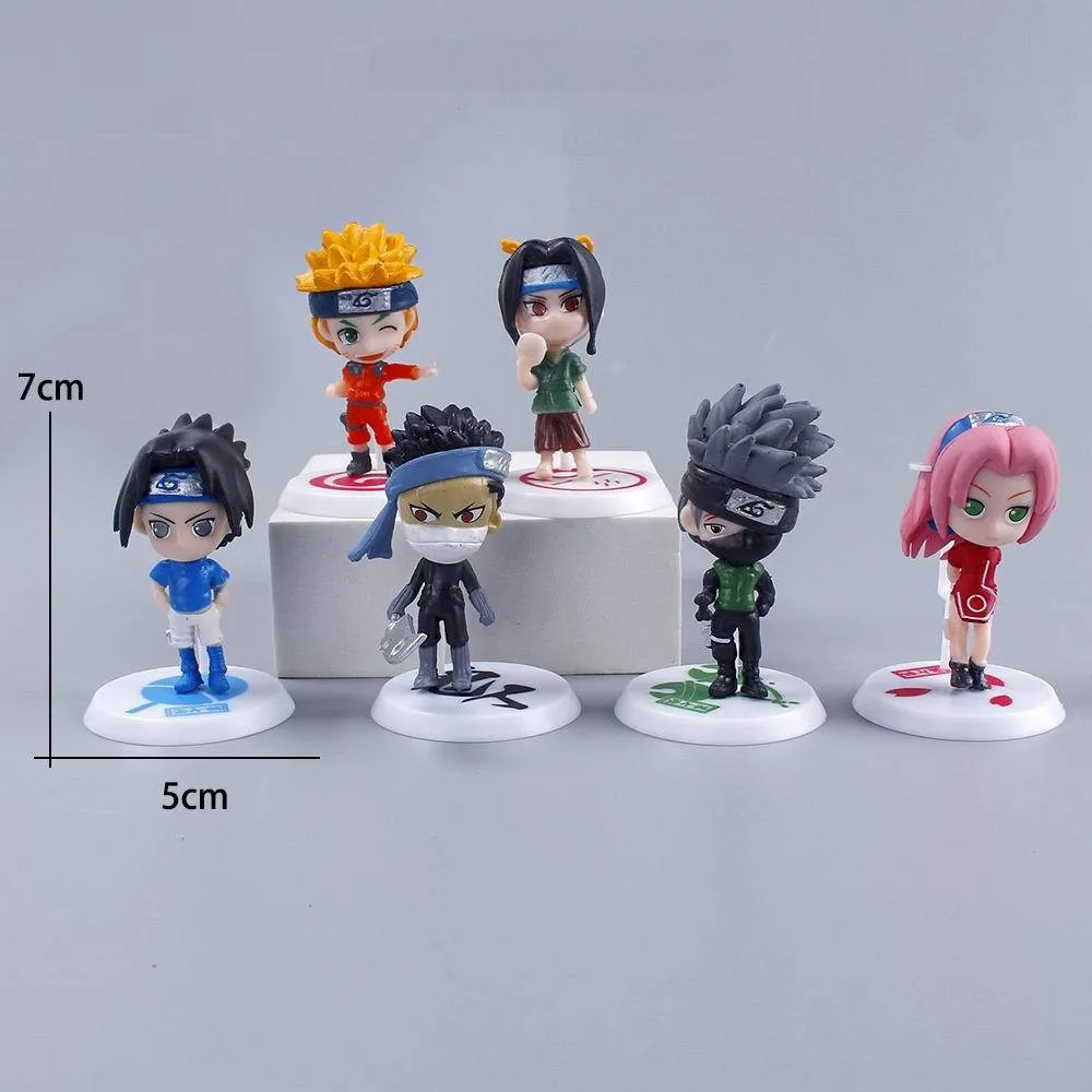 Naruto Shippuden Team 7 Anime Figure Collectible Desktop Decoration Toy