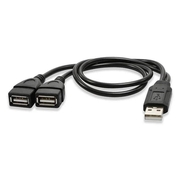 Usb A Splitter USB Splitter 2-Port Adapter - Male To Dual Female ...