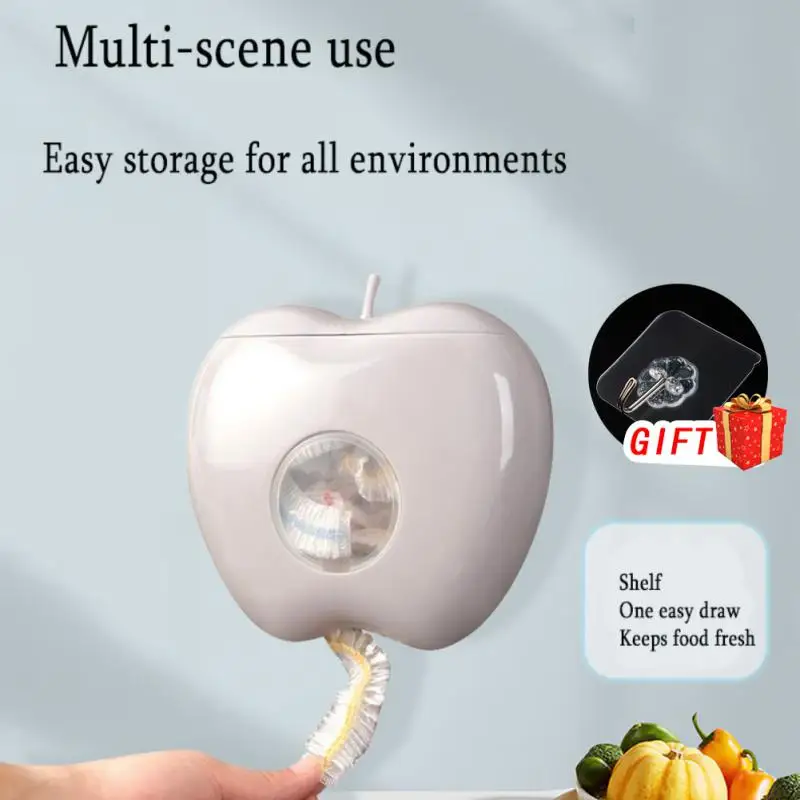 

Plastic Wrap Storage Box Cling Film Organization Wall-mounted Dustproof BoxFood Cover Plastic Wrap Rack Home Kitchen Storage