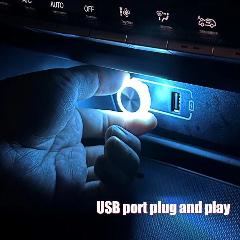 USB LED Car Ambient Light 3