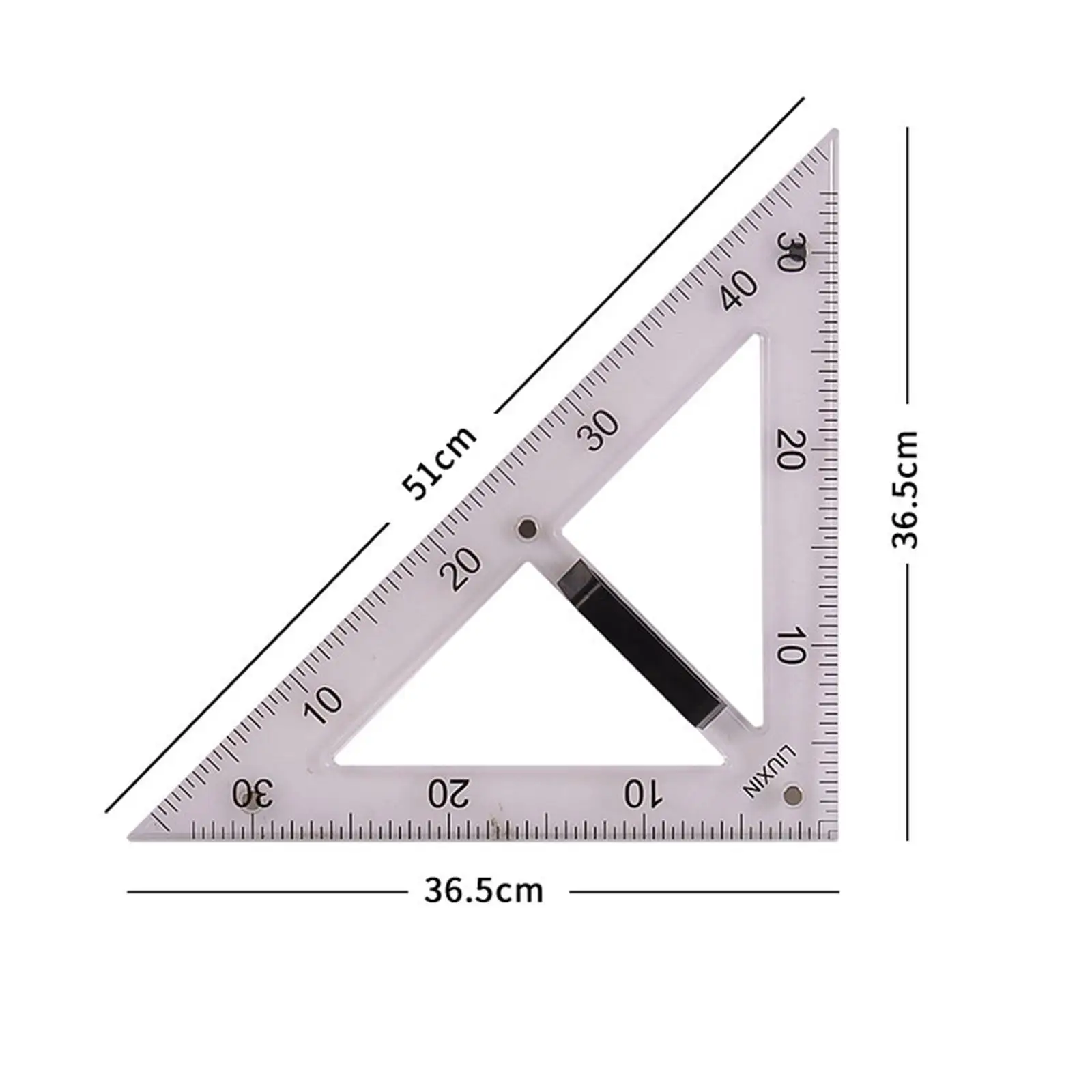 F Fityle Grande Règle D'enseignement Des Mathématiques, Outil De Géométrie Mathématique, Triangle De Règle Rapporteur, équipement De Géométrie Mathématique, Triangle De 60 Degrés