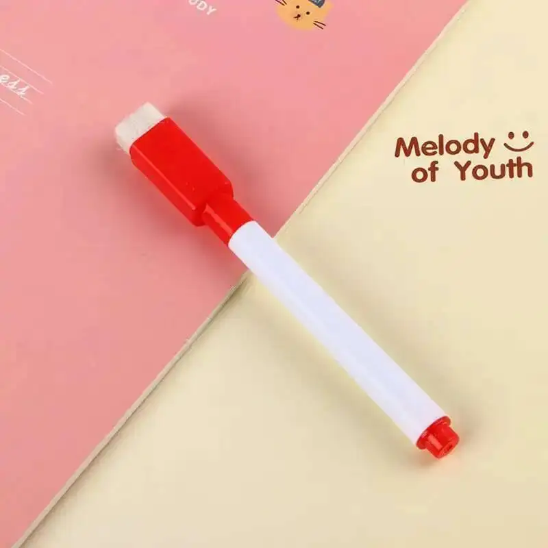 Whiteboard Pen Creative Brush Water-based Small Erasable Pen School Office Supplies 8 Pcs white marker pens pen marker marker pens whiteboard pens dry erase markers