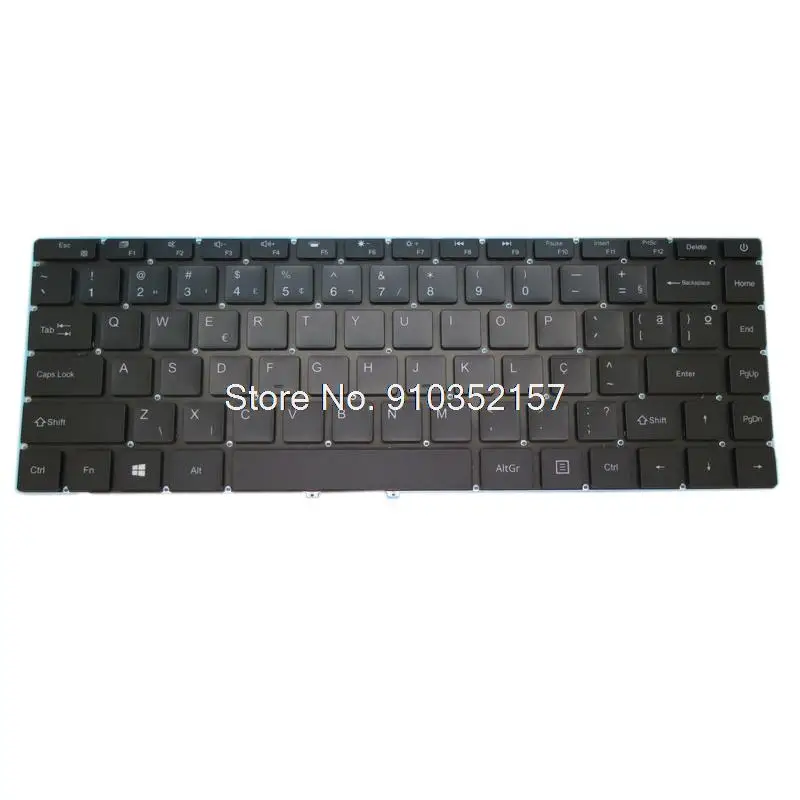 Teclado dos Eua para Gateway Gwtn1412 2bl 2pr Gwtn141-2bk Gwtn1413 Gwtn141-3gr Gwtn141-3pr Gwtn1414 Inglês no Quadro