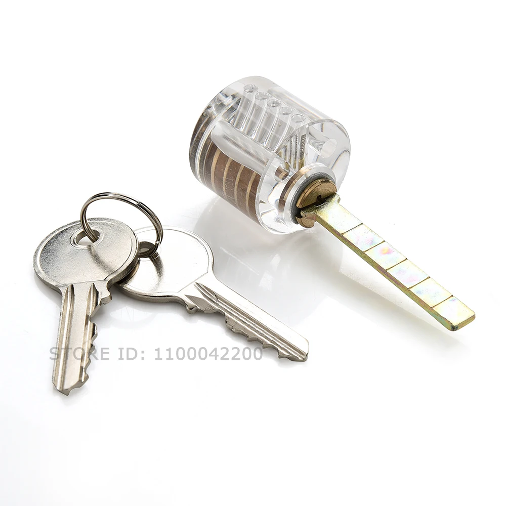 Mini Padlock Security Padlock Travel Padlock Luggage Padlock Combination Lock Cabinet Lock Door Lock Door Safety Lock Cabinet Safety Lock Window Safety Lock Practice Transparent Copper Locks Training Skill Tool Hardware