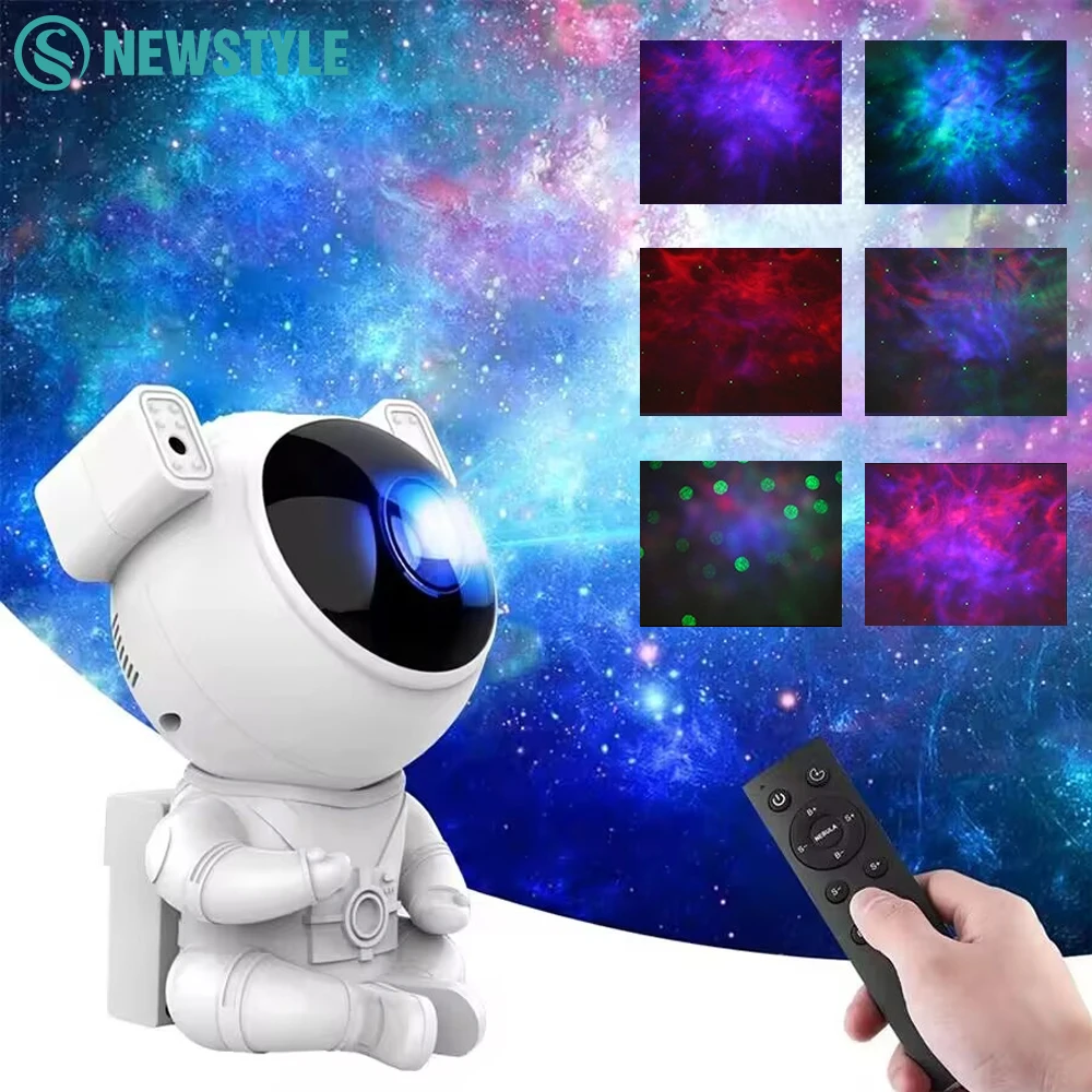 Astronaut Projector Night Light Nebula Star Projector Galaxy Light with Remote for Kids Room Decor Birthdays Gifts star projector
