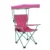 Kids Canopy Camp Chair Safety Lock Portable Outdoor Chair with Canopy Adjustable Sunshade Cup Holder Kids 125lb Capacity 2