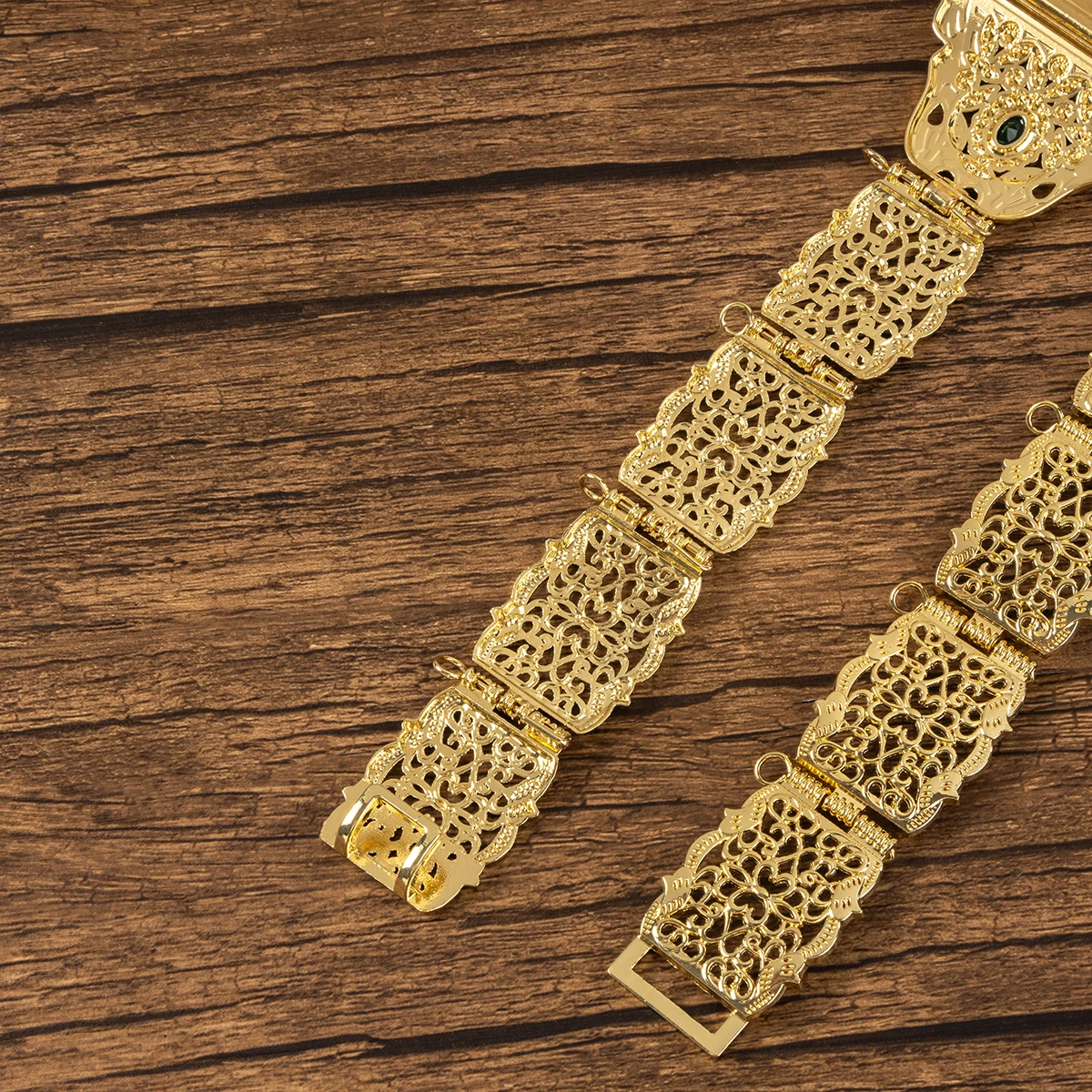 Classic Kaftan Belt Ethnic Wedding Jewelry With Carved Metal Combined With Inset Craft Arabian Banquet Bridal Gift Waist Chain