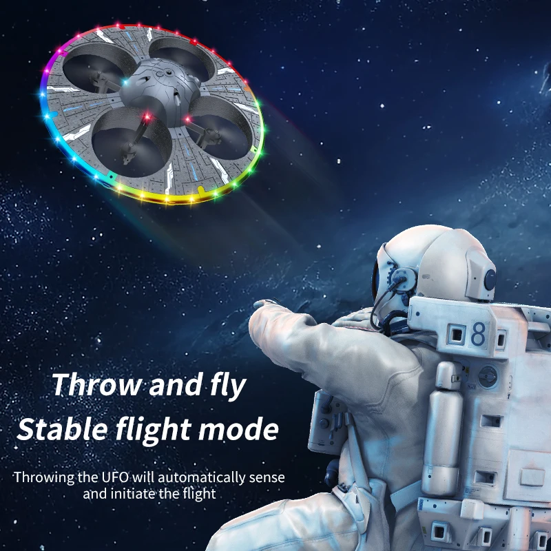 Rc Planes with HD Camera UFO Foam Aircraft Remote Control Fixed Air Pressure Axis Flying Saucer Boy's Drones Toy for Childrens 5