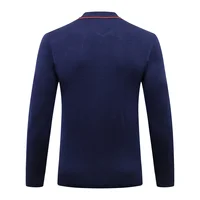 OECHSLI Sweater Wool 2025 New Men's Long sleeved is Soft fashion stripe color matching comfortable Suitable for gentleman M-5XL 2