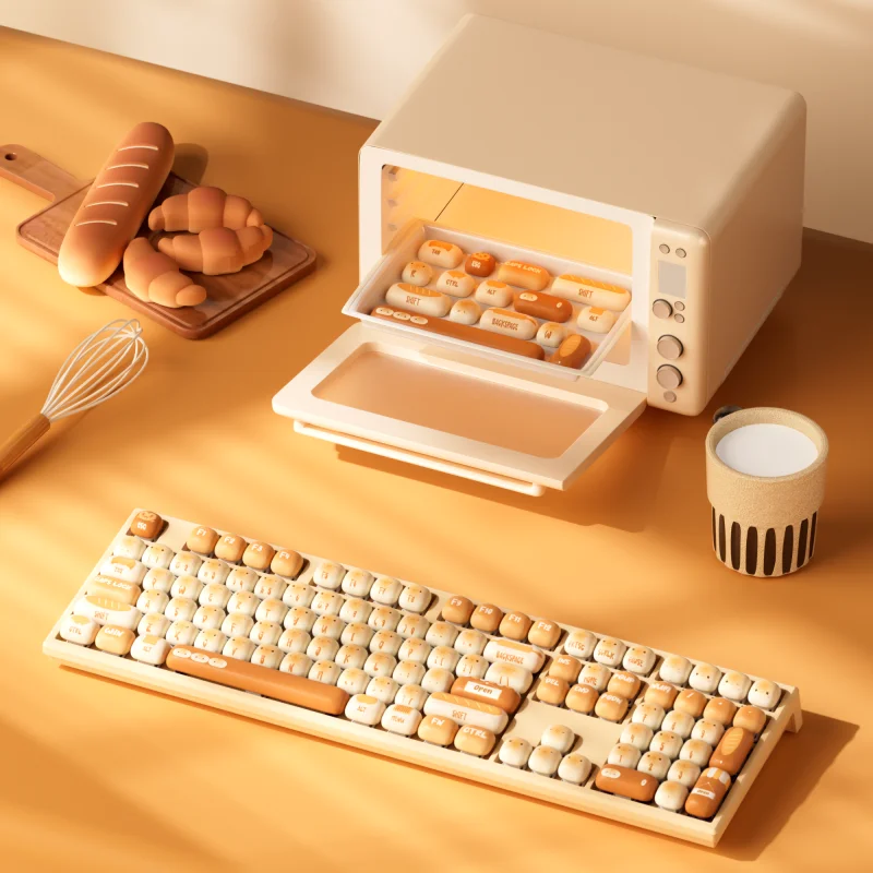 Akko-オリジナルのテーマキーキャップセット、mog profile pbt、138
