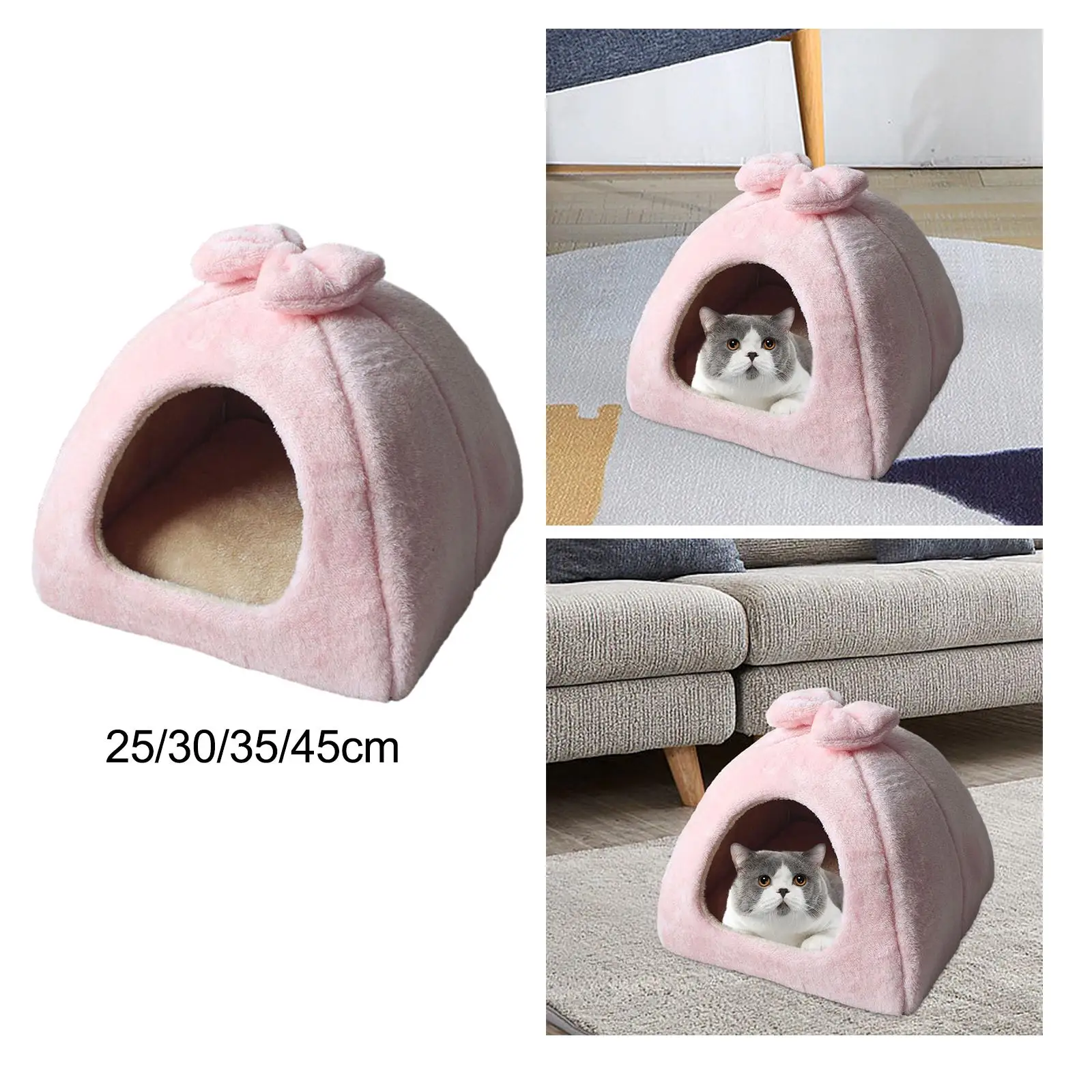 Pet Cat Nest Indoor Soft Sleeping Autumn Winter Kennel Snooze Washable Cat Bed Cat Nest for Dog Pomeranian Poodle Kitten Puppy https://ae01.alicdn.com/kf/Sb0001245f5f54cd4a0e19e8645fe3448K.jpg